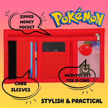 Personalized Pokémon Wallet - Red