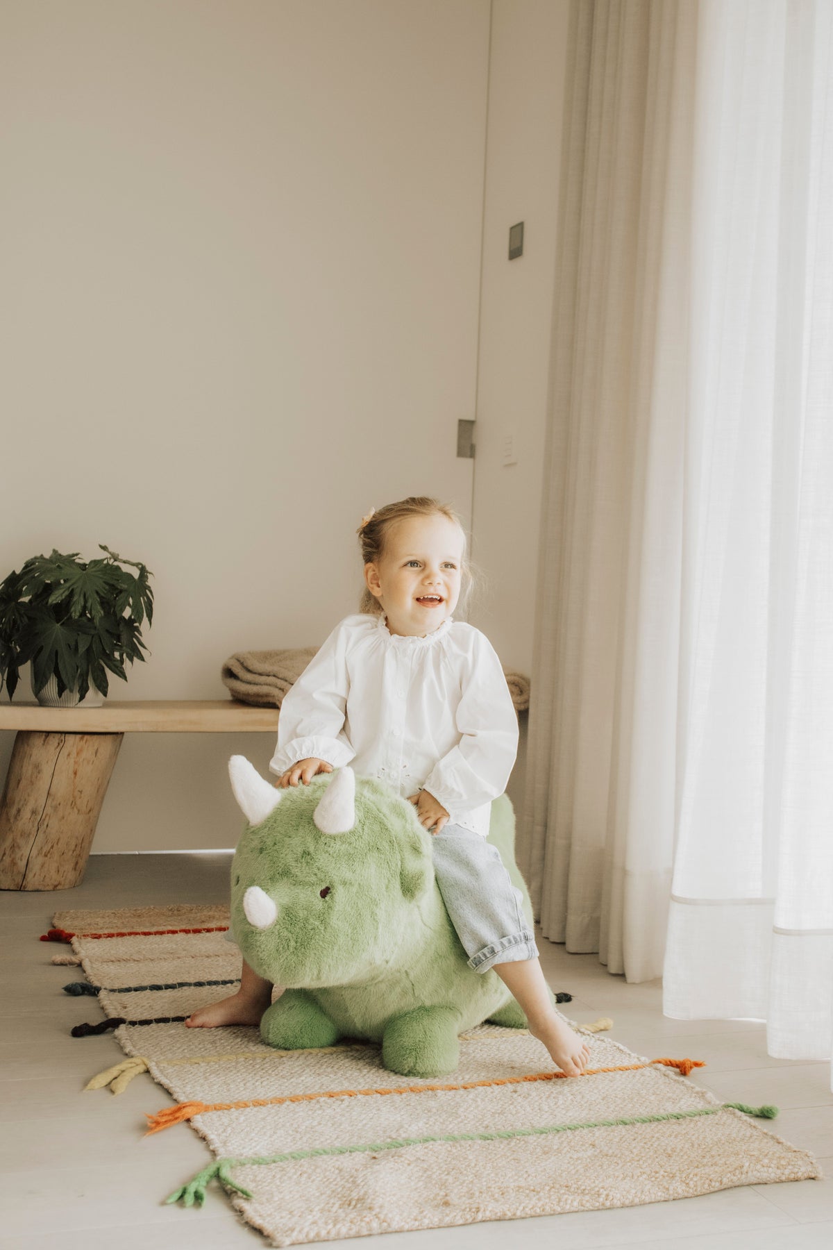 Dinosaure doux et rebondissant Wild & Soft