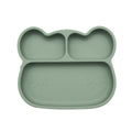 Assiette en Silicone Ours Sauge