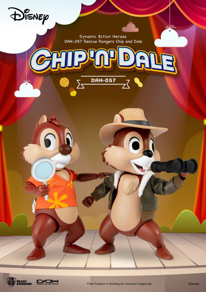Héroes de acción dinámica Chip y Dale
