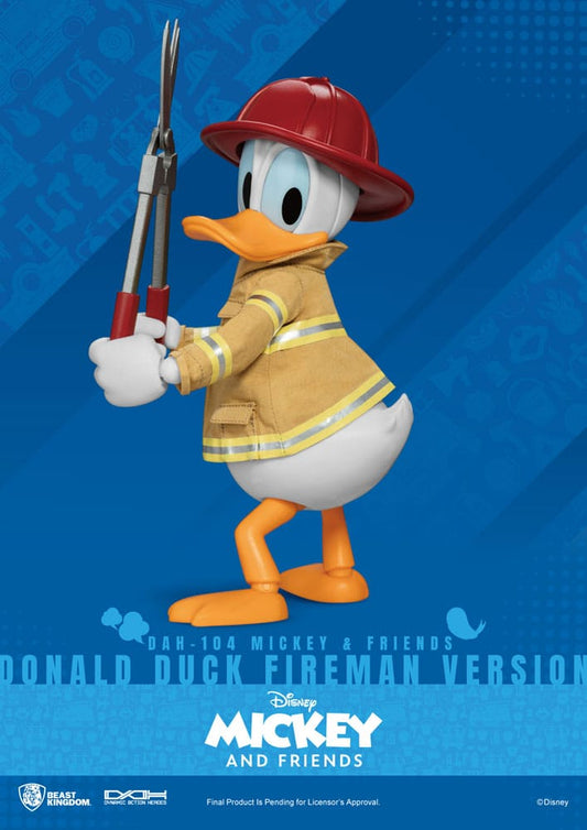 Versión bombero del pato Donald