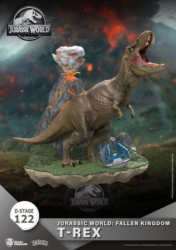 Diorama Jurassic World: Il regno distrutto - T-Rex