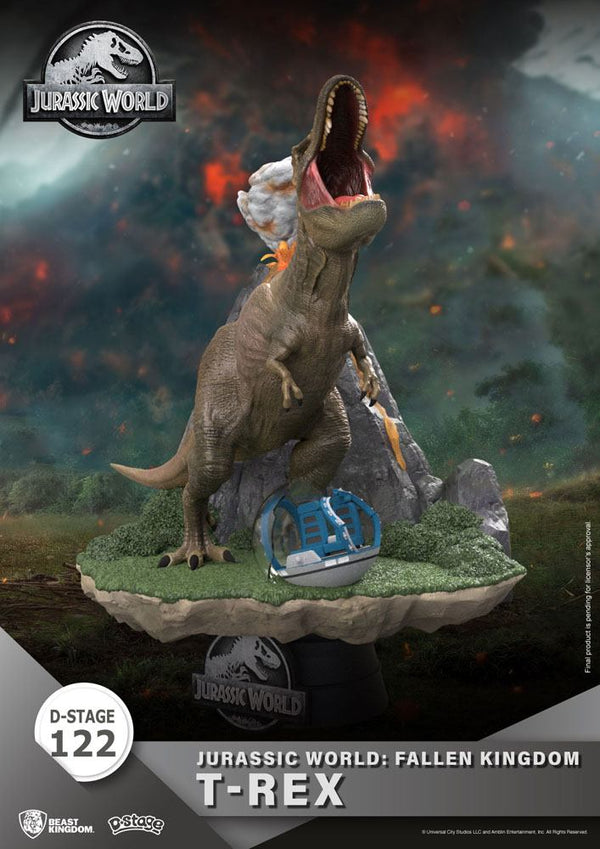 Diorama Jurassic World: Il regno distrutto - T-Rex