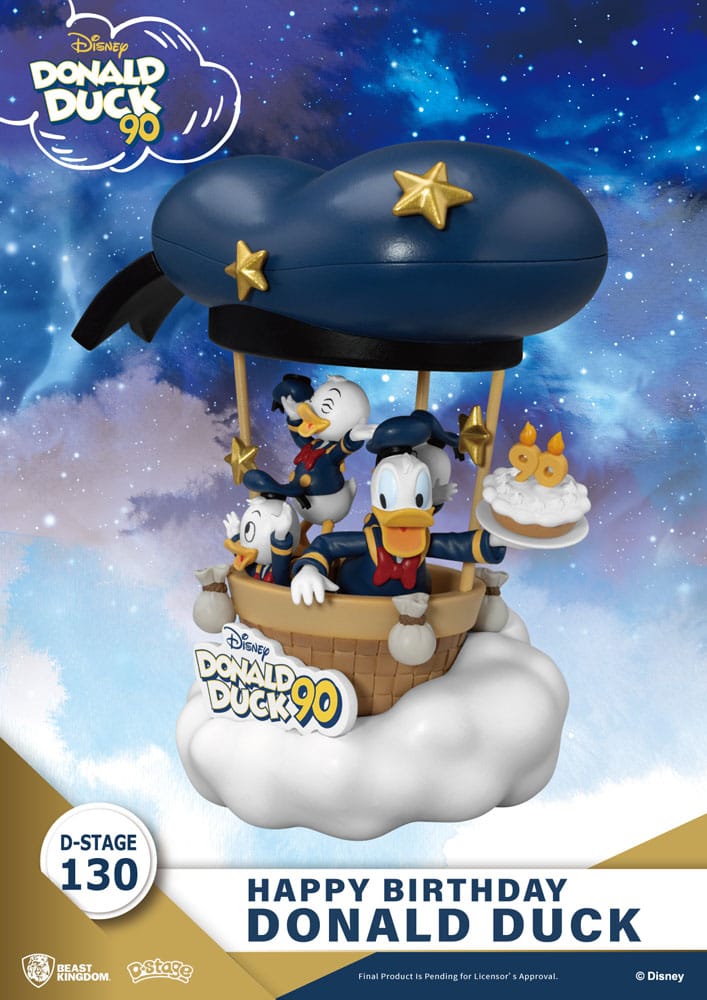 Diorama D-Stage Donald Duck "90ème Anniversaire"