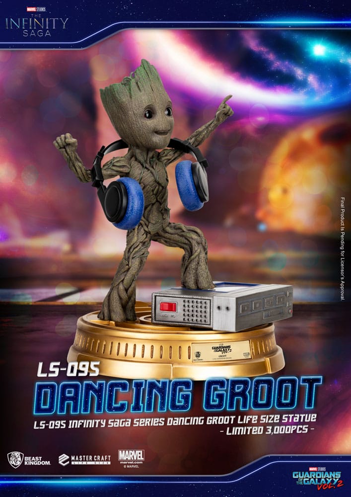 Estatuilla de Guardianes de la Galaxia: Groot bailando