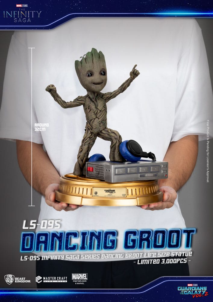 Estatuilla de Guardianes de la Galaxia: Groot bailando