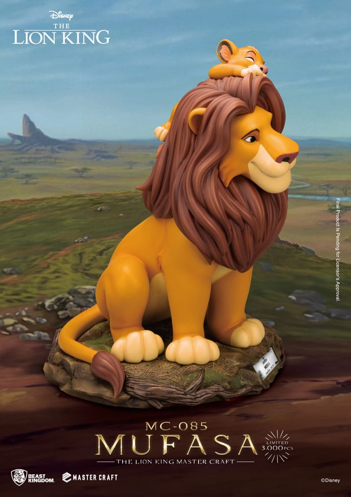 Figurina di Mufasa del Re Leone di Master Craft