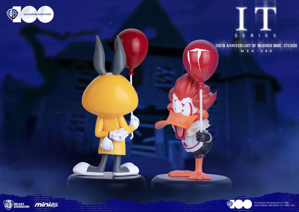 Looney Tunes 100 aniversario de Warner Bros. Figuras de Studios Serie Mini Egg Attack: IT