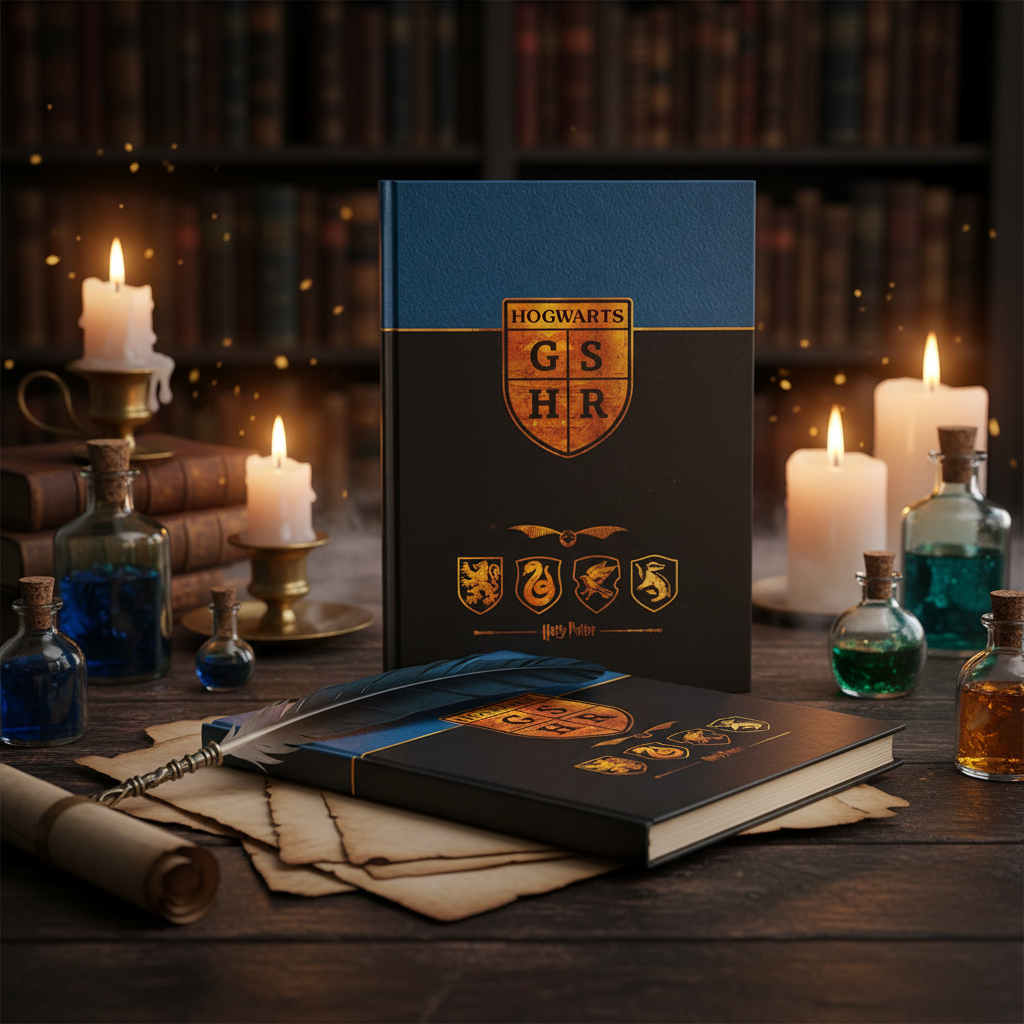 Caderno de Harry Potter - Hogwarts