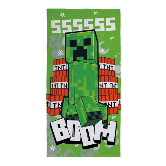 Toalla de baño de Minecraft - Creeper Boom 