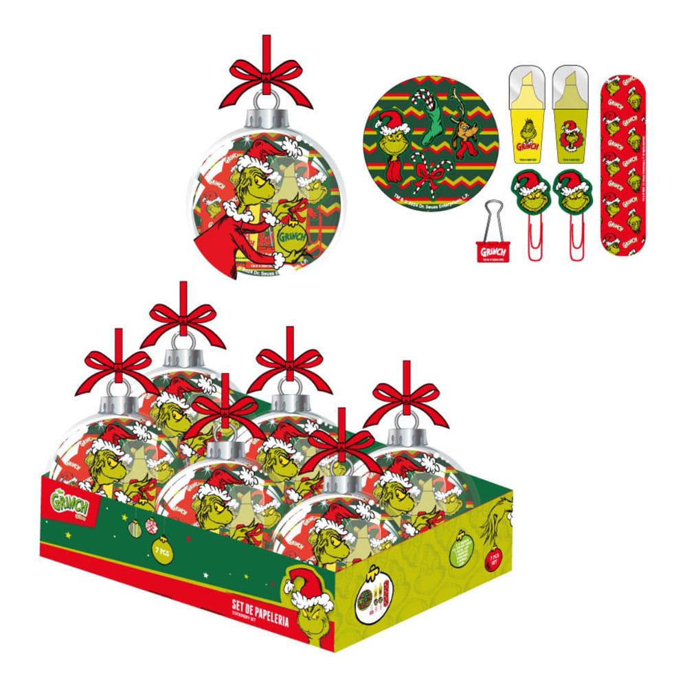 Décoration Sapin avec Set d'Écriture Le Grinch