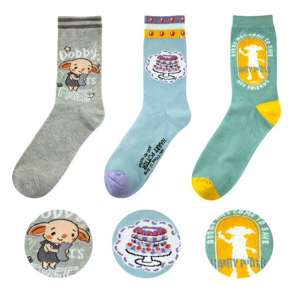 Confezione da 3 calzini di Harry Potter - Dobby 