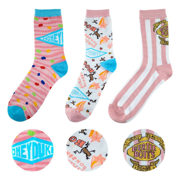 Confezione da 3 paia di calzini di Harry Potter - Honeydukes 