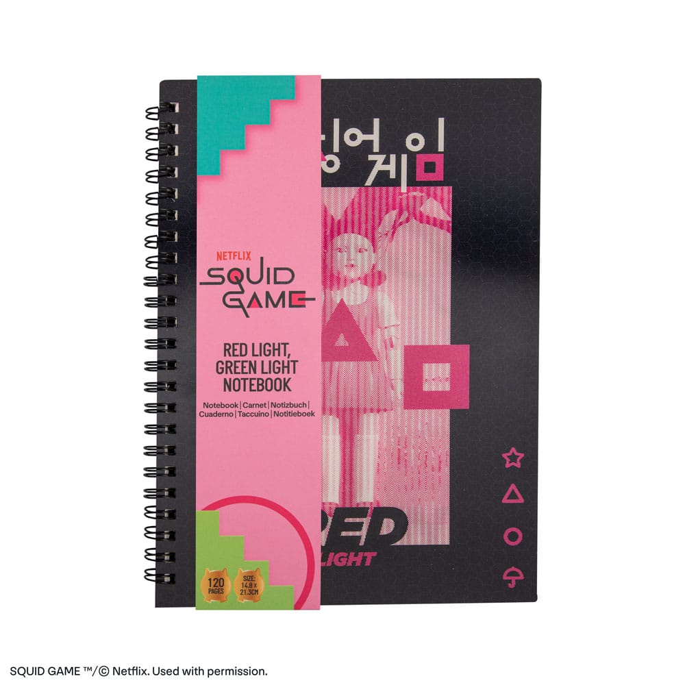 Cuaderno del juego del calamar - Luz roja, luz verde