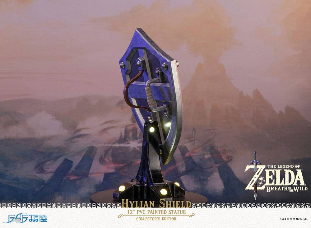 Estátua do Escudo Hyliano de The Legend of Zelda: Breath of the Wild - Edição de Colecionador 