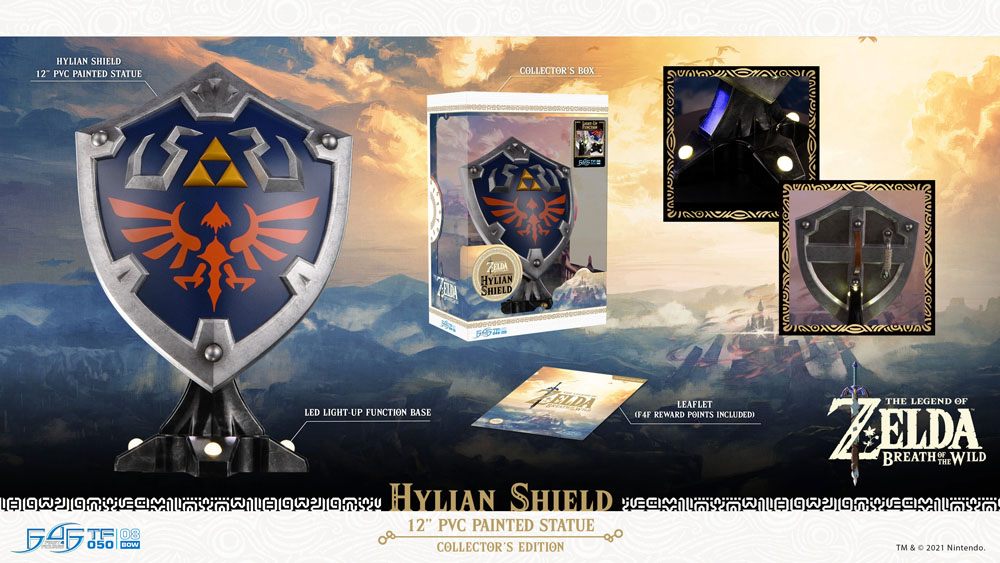 The Legend of Zelda: Breath of the Wild Statue - Hylian Shield Collector's Edition 