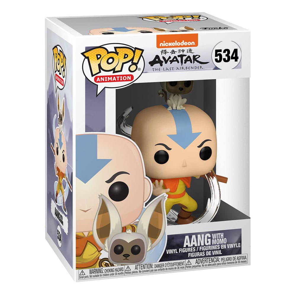 Pop! Aang met Momo 