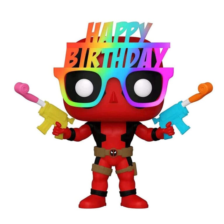 ¡Estallido! Deadpool con gafas de cumpleaños
