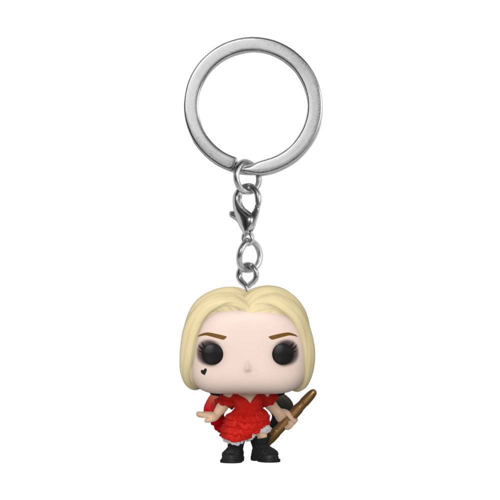 pop keychain harley quinn damaged dress