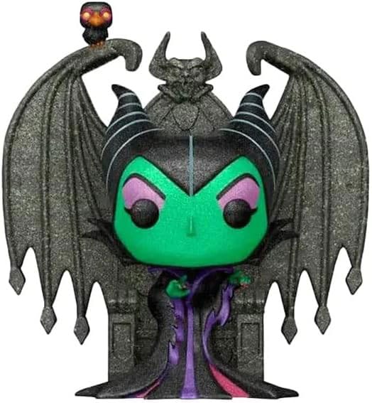 Funko Pop! Deluxe Maléfique sur Trône (Diamond) – Disney