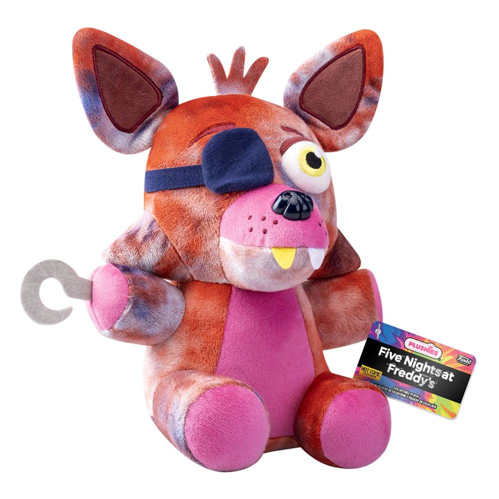 Raposa de peluche gigante tie-dye 