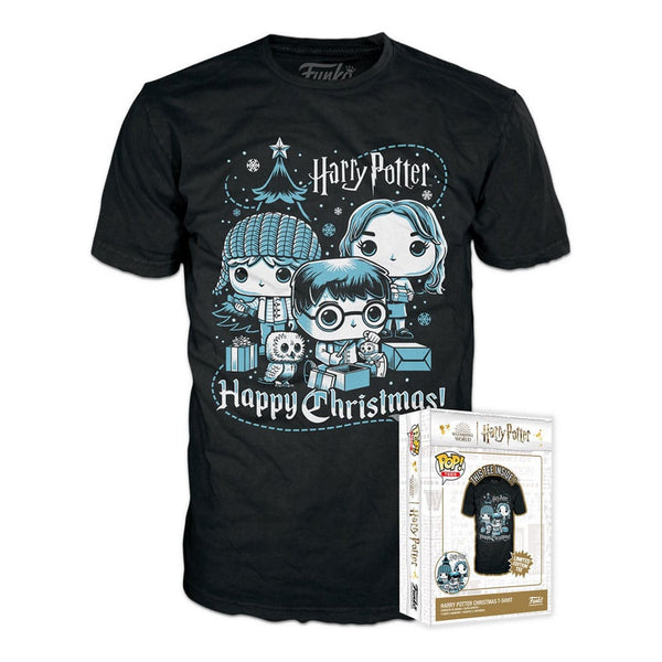Funko Pop! Tee - Ron, Hermione, Harry – Harry Potter
