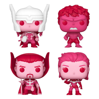 ¡Pop de bolsillo! Paquete de 4 de Marvel: Día de San Valentín