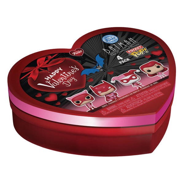 Funko Pocket Pop! 4 Pack- DC Comics Saint-Valentin