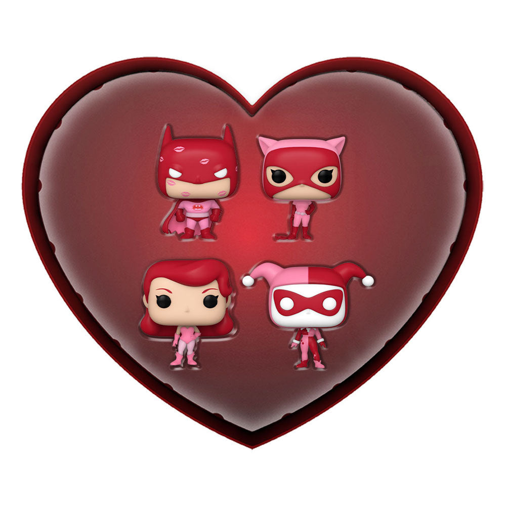 Bolso Pop! Pack de 4 - DC Comics Dia dos Namorados 