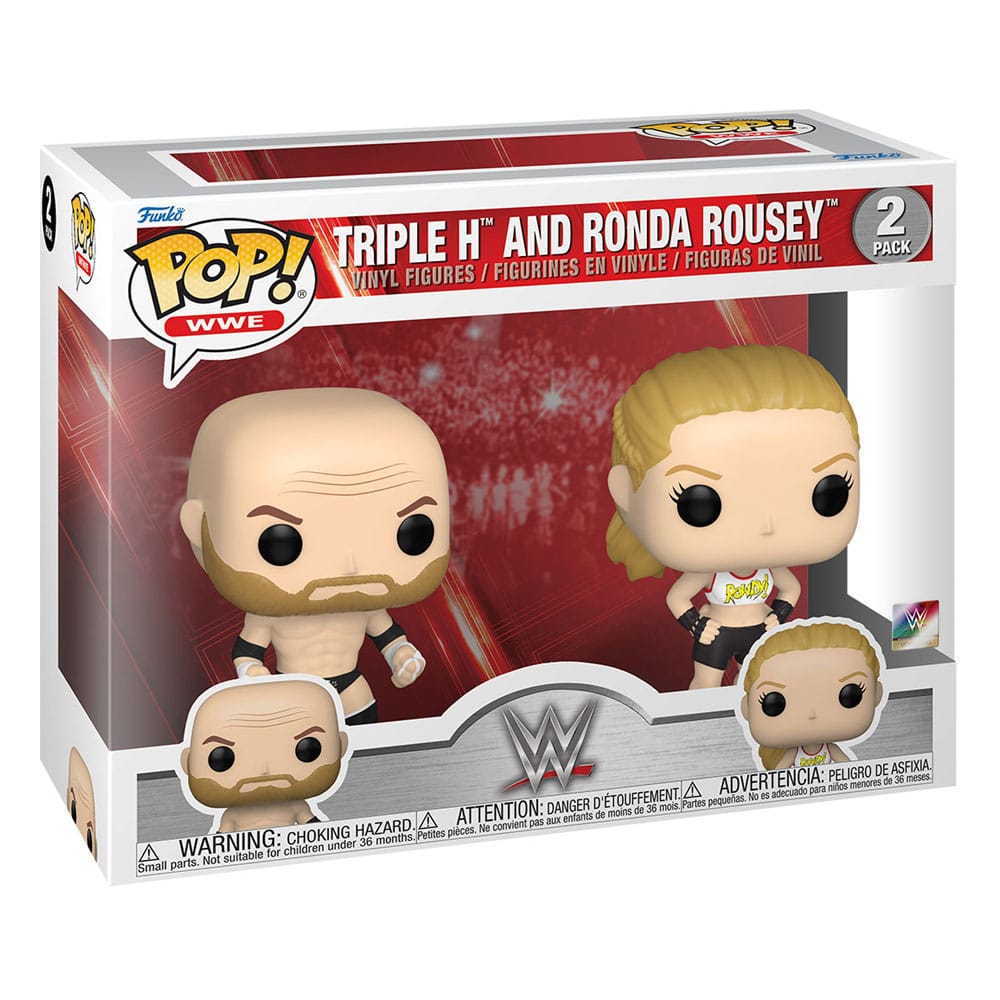 Paquete de 2 de Triple H y Ronda Rousey 