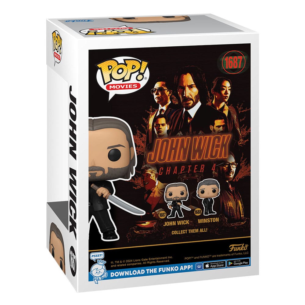 Pop! John Wick with Sword &amp; Nunchucks 