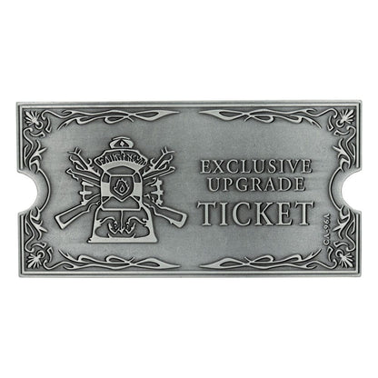 resident evil 4 metal exclusive upgrade ticket fanattik