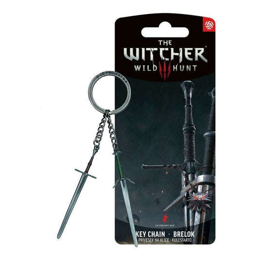 The Witcher III: Wild Hunt Keychain - Geralt 2 Swords