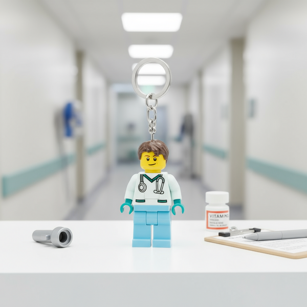 Porte-clés lumineux LEGO - Docteur - produit Joy Toy