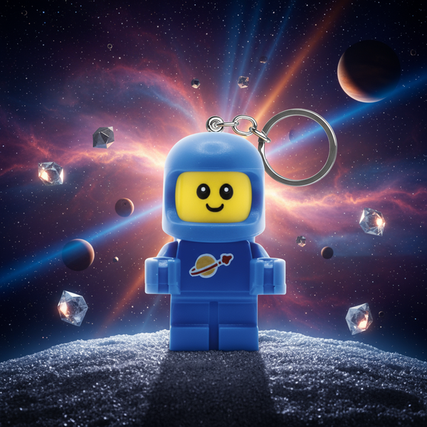 Porte-clés lumineux LEGO - Bébé Astronaute Bleu - produit Joy Toy