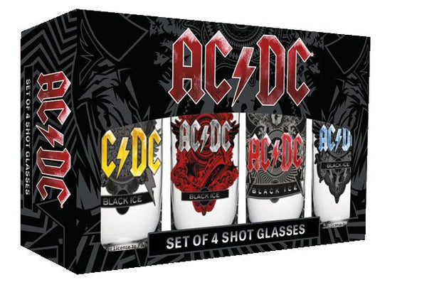 Set di 4 bicchierini AC/DC