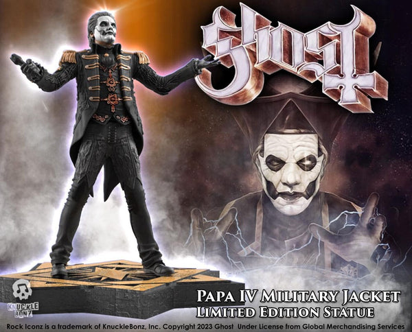 Rock Iconz Papa Emeritus IV Statuette (Military Jacket)