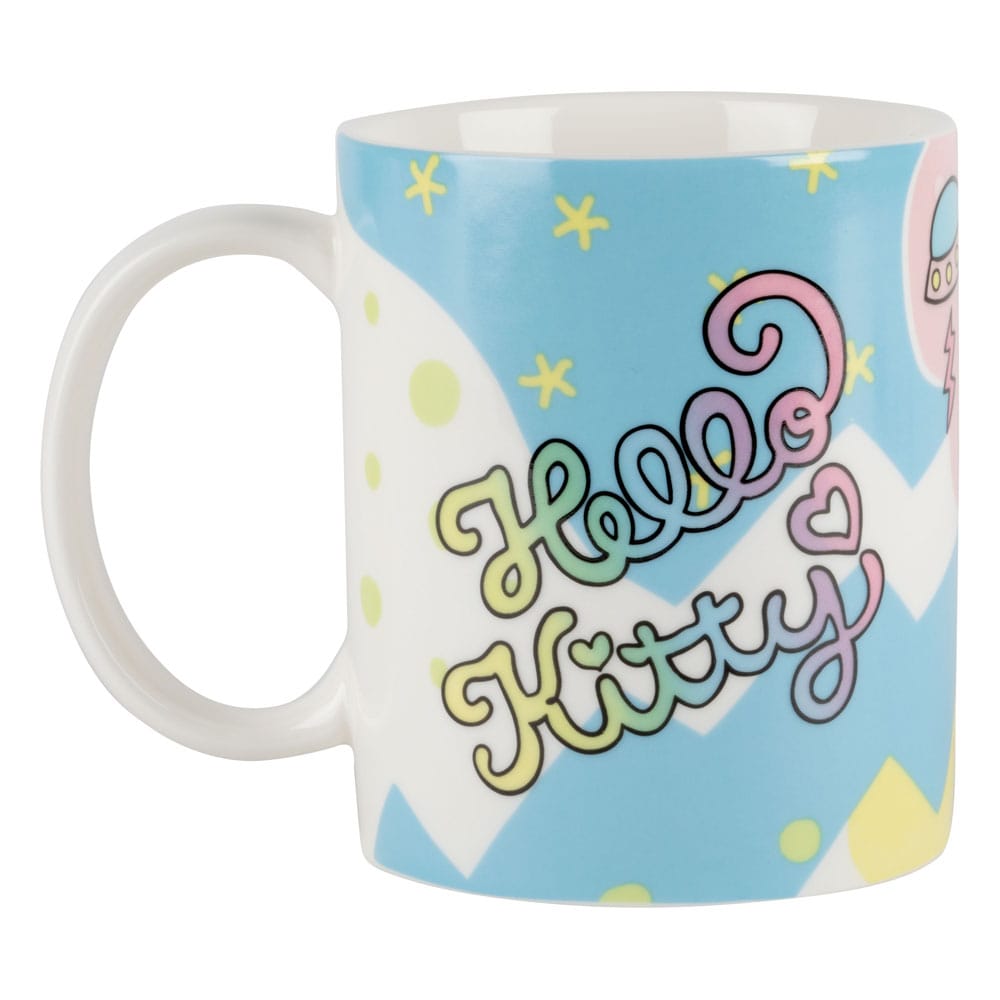 Taza de Hello Kitty con diseño de patines