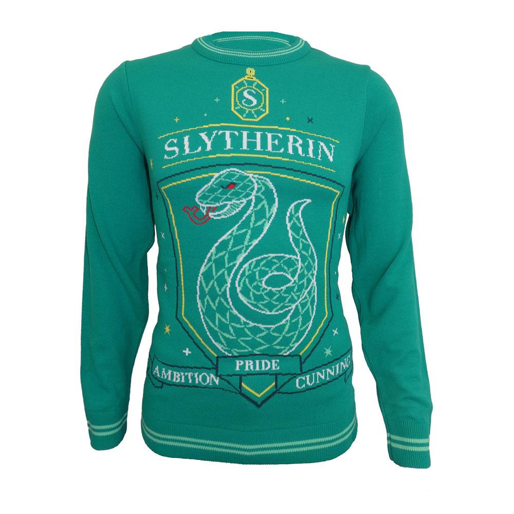 Pull de Noël Serpentard