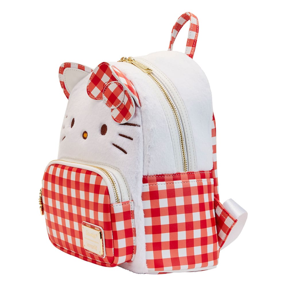 Mochila pequeña de Hello Kitty - Cosplay de cuadros vichy