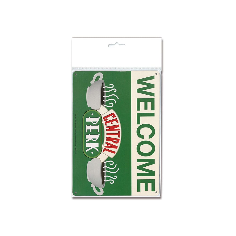 Panneau Métal Friends - Central Perk Welcome
