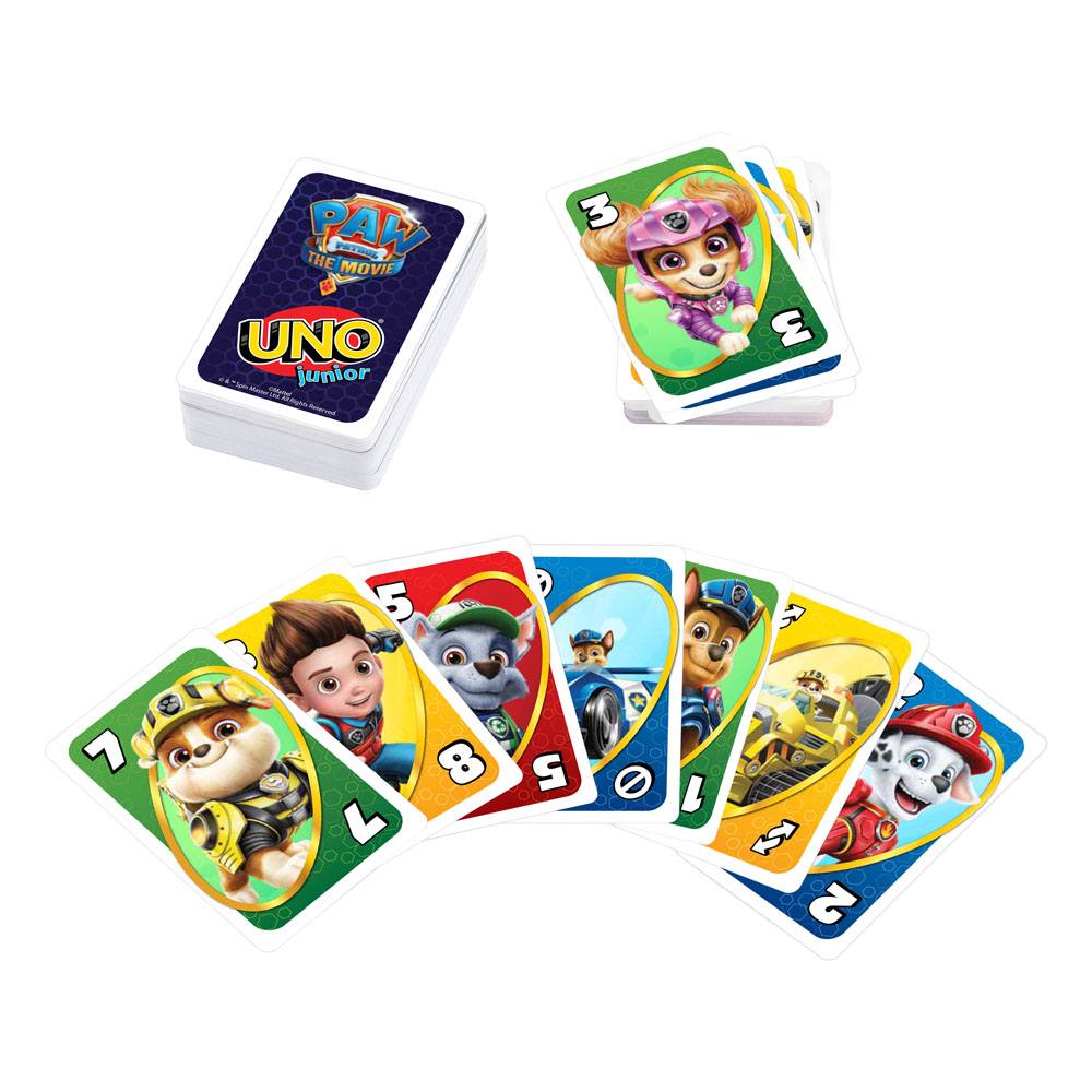 jeu de cartes uno junior la patpatrouille mattel