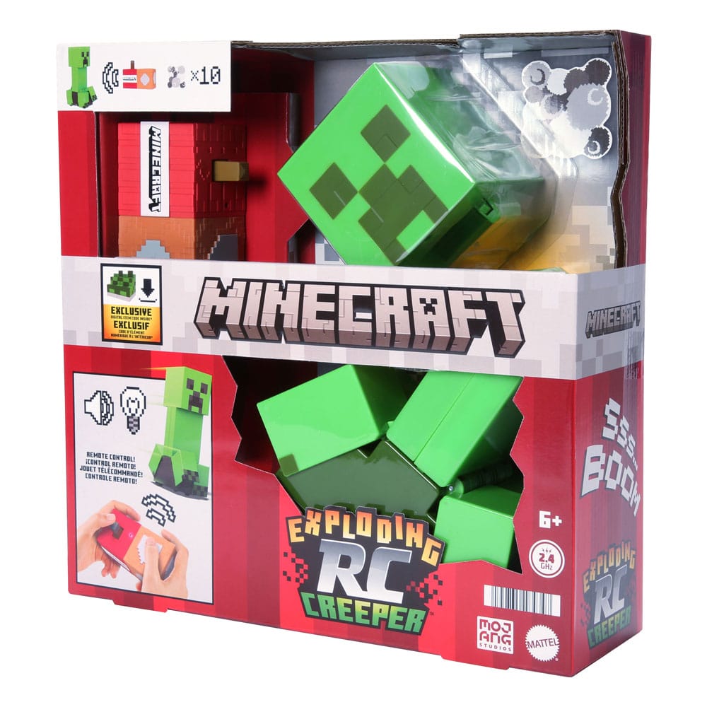 Figura de Minecraft a radiocontrol: Creeper explosivo