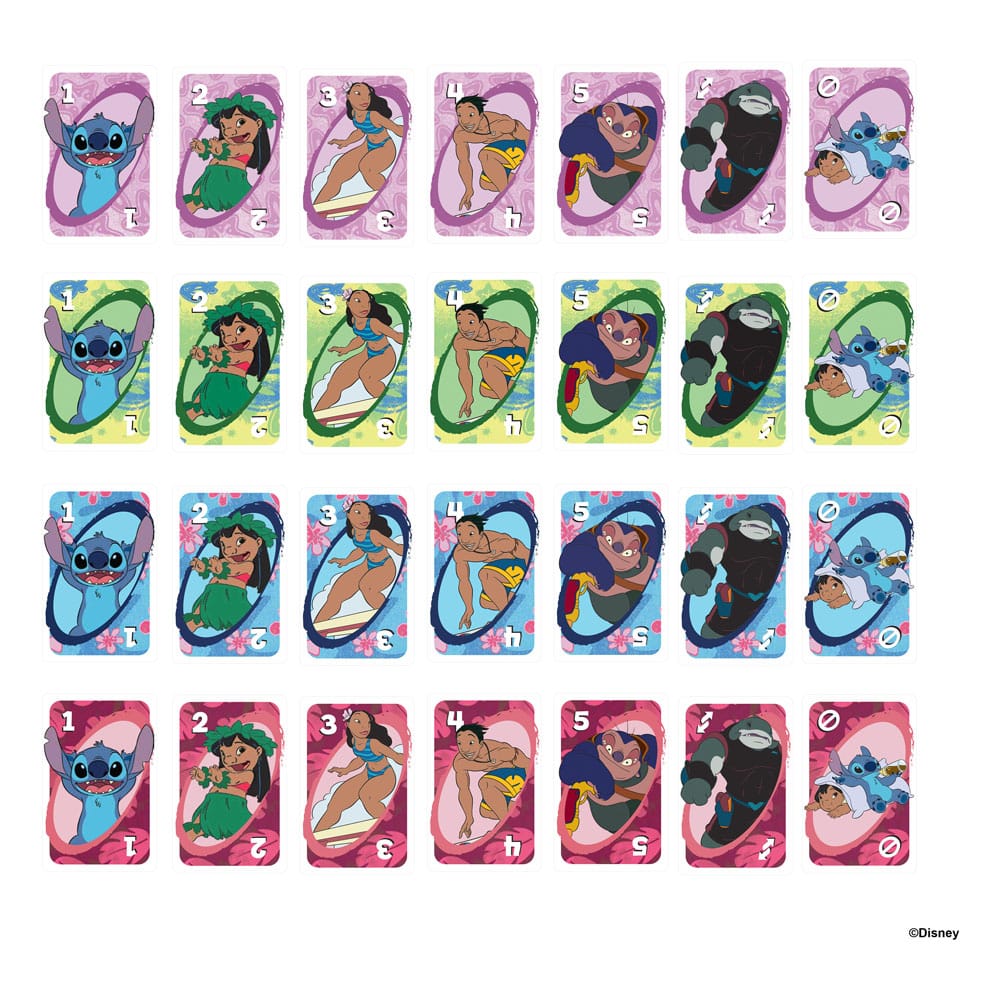 Juego de cartas UNO - Lilo y Stitch