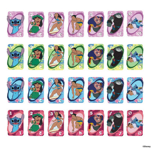 Jeu de cartes UNO - Lilo & Stitch