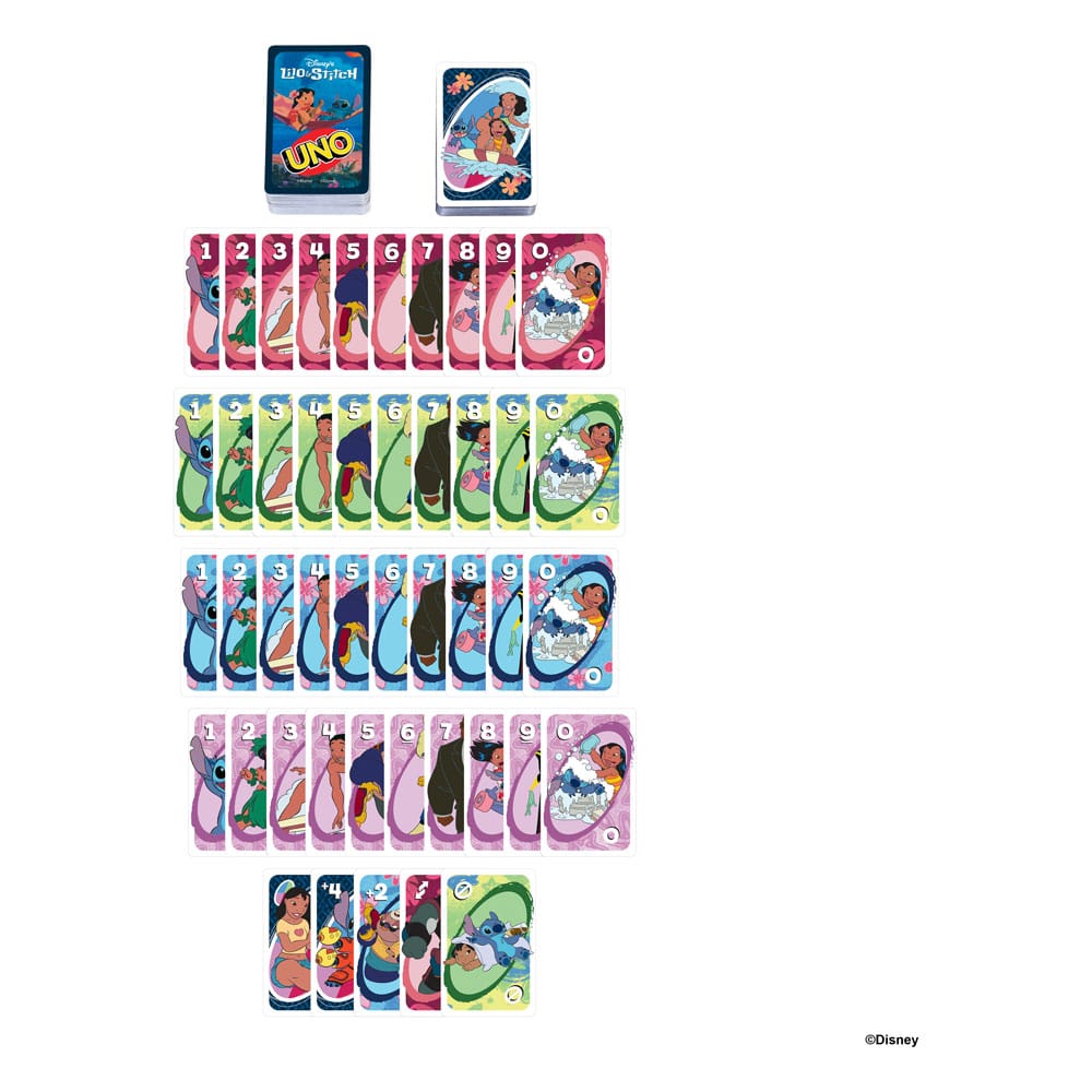 Juego de cartas UNO - Lilo y Stitch