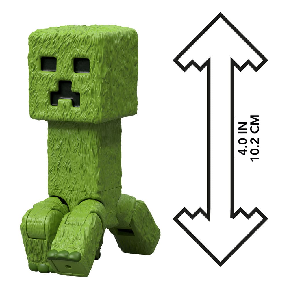 figurine minecraft le film creeper 10 cm mattel