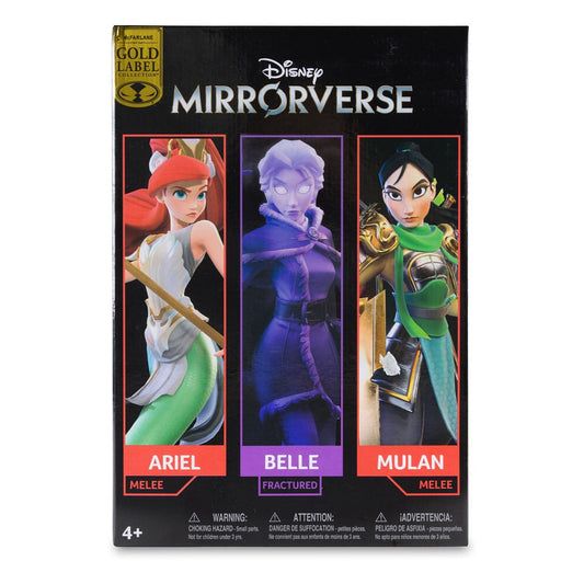 Mulan, Bella y Arielle (Etiqueta dorada) - Disney Mirrorverse 