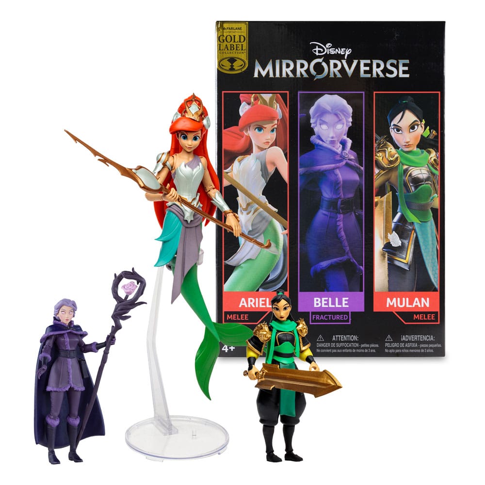 Mulan, Belle &amp; Arielle (Gold Label) - Disney Mirrorverse 