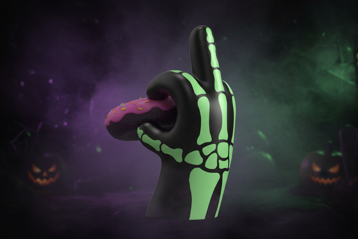 I Donut Care - Spooky - Glow In The Dark 